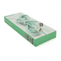 Кабель iKAKU KSC-723 GAOFEI PD20W smart fast charging cable (Type-C to Lightning), Green, длина 1м, BOX