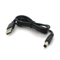 Кабель для роутера 5.5/2.1mm(M)=> USB2.0 (Out:5V), 0.7м, Black, OEM Код: 360157-09