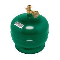 Газовий балон Golden Lion 2 кг (4,8 л), тиск 18BAR + пальник 20354, Green, Q4 Код: 368777-09