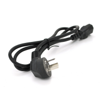 Кабель питания 1.2m, 0.5mm, PC-184/2 CPCS-C13 3 pin (китайский разъем), Black, OEM Q25