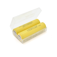 Аккумулятор 18650 Li-Ion LG LGDBHE21865, 2500mAh, 20A, 4.2/3.6/2.5V, Yellow , PVC BOX, 2 шт в упаковке, цена за 1 шт Код: 420727-09