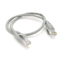 Патч-корд литой VEGGIEG, CCA, UTP, RJ45, Cat.5e, 0,5m, серый