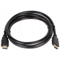 Кабель Merlion HDMI-HDMI HIGH SPEED 1.5m, v1.4, OD-7.5mm, круглий Black, коннектор Black, (Пакет) Q250 Код: 361857-09