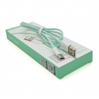 Кабель iKAKU KSC-723 GAOFEI smart charging cable for Type-C, Green, длина 1м, 3.0A, BOX