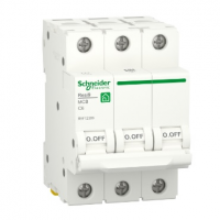 Автоматичний вимикач Schneider RESI9 6А, 3P, крива С, 6кА Код: 329537-09