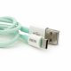 Кабель iKAKU KSC-723 GAOFEI smart charging cable for Type-C, Green, длина 1м, 3.0A, BOX