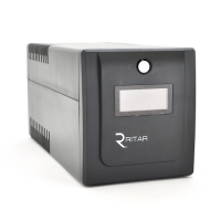 ИБП Ritar RTP1200 (720W) Proxima-D, LCD, AVR, 3st, 4x UNIVERSAL socket, 2x12V7Ah, plastik Case ( 460 x 225 X 245 ) 10,9 кг Q2