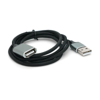 Удлинитель VEGGIEG UF2-1, USB 2.0 AM/AF, 1,0m, Black, Пакет