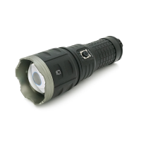 Ліхтар пошуковий PLD-AK138-TG LED PM60, 4 режими, power bank 8000mAh(4*18650), IP65, живлення від USB кабелю, 210х75х100мм, Чохол, Black, BOX