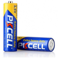 Батарейка солевая PKCELL 1.5V AA/R6, 2 штуки в блистере цена за блистер, Q12 Код: 355998-09