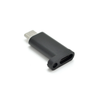 Переходник VEGGIEG TC-102 Type-C(Female) - Micro-USB(Male), Black, Пакет