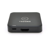 Переключатель двухнаправленый VEGGIEG V-HD01 HDMI2.0 с питанием через USB, поддерживает 2Kx4K, 30Hz, Black, Box Код: 404068-09