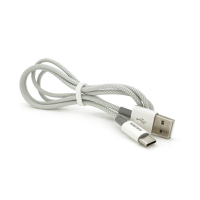 Кабель iKAKU KSC-723 GAOFEI smart charging cable for Type-C, Gray, длина 1м, 2.4A, BOX