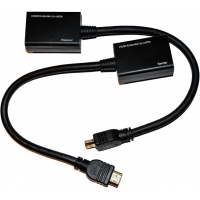Удлинитель HDMI сигнала пассивный через 2 витых пара 2 CAT-5e/CAT-6e до 30m, цена за пару