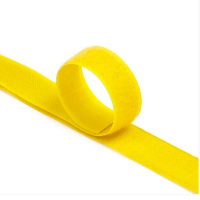 Стяжки на липучці ширина 10мм, рулон 50м, жовті, ціна за рулон Код: 354178-09