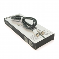Кабель iKAKU KSC-723 GAOFEI PD20W smart fast charging cable (Type-C to Lightning), Black, довжина 1м, BOX Код: 361028-09