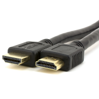Кабель Merlion HDMI-HDMI HIGH SPEED 0.3m, v1.4, OD-7.5mm, круглый Black, коннектор Black, (Пакет) Q250 Код: 404038-09