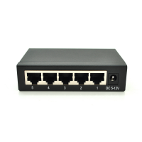 Комутатор Dinkia DS-1005P 5 портів Ethernet 10/100 Мбіт / сек, без БЖ, BOX Код: 330098-09