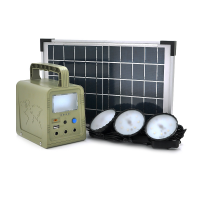 Портативный фонарь BRAZZERS BRPF-CF42/18, Solar panel 18W, LiFePO4 - 42Wh, DC: 2x3.2V, USB:: 1x5V/2A, 3x6W Led лампы 1м, 3W встроенный фонарь, BOX Код: 375678-09