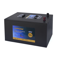 Аккумуляторная батарея Vipow LiFePO4 51,2V 200Ah со встроенной ВМS платой 100A (520*400*300), 77kg