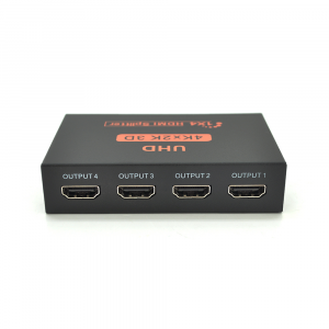 Активный HDMI сплитер 1=>4 порта, 4K, 2K, 3D, 1080Р, 1,4 версия, DC5V/2A, Box
