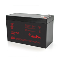 Аккумуляторная батарея MERLION HR1234W, 12V 9,5Ah ( 151 х 65 х 94 (100) ), 2.53 kg Black Q10/420