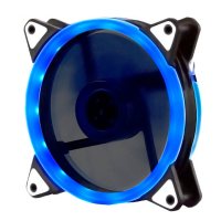 Кулер корпусний 12025 DC sleeve fan 3pin + 4pin - 120 * 120 * 25мм, 12V, 1100об / хв, Blue, двосторонній