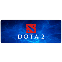 Коврик 300*700 тканевой DOTA2, толщина 3 мм, Blue, OEM