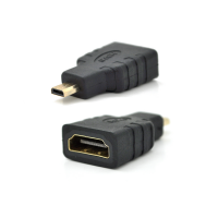 Переходник microHDMI(папа)-HDMI(мама) , Q100