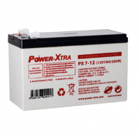 Акумуляторна батарея AGM Power-Xtra PX7-12(28W), Gray Case, 12V 7.0Ah ( 151 х 65 х 94 (100) ) Q5