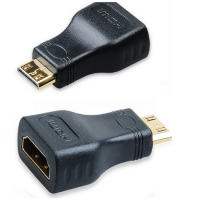 Переходник mini HDMI(папа)-HDMI(мама),Q100