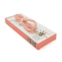 Кабель iKAKU KSC-723 GAOFEI PD60W smart fast charging cable (Type-C to Lightning), Pink, длина 1м, BOX