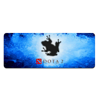 Коврик 300*700 тканевой DOTA2 "Frog", толщина 2 мм, цвет Blue, OEM