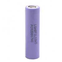 Акумулятор 18650 Li-Ion LG INR18650 F1L, 3350mAh, 4.875A, 4.2/3.7/2.5V ціна за штуку, Purple, 2 шт в упаковці, ціна за 1 шт Код: 420719-09