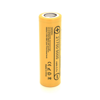 Аккумулятор 21700 Li-Ion LiitoKala Lii-50E, 5000mah (4700-5100mah, 15A, 3.7V (2.5-4.2V), Yellow, PVC BOX